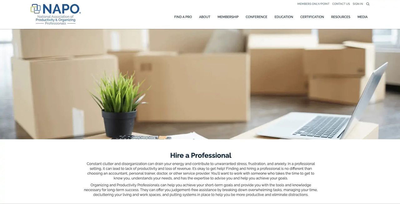 National Association of Productivity and Organizing Professionals